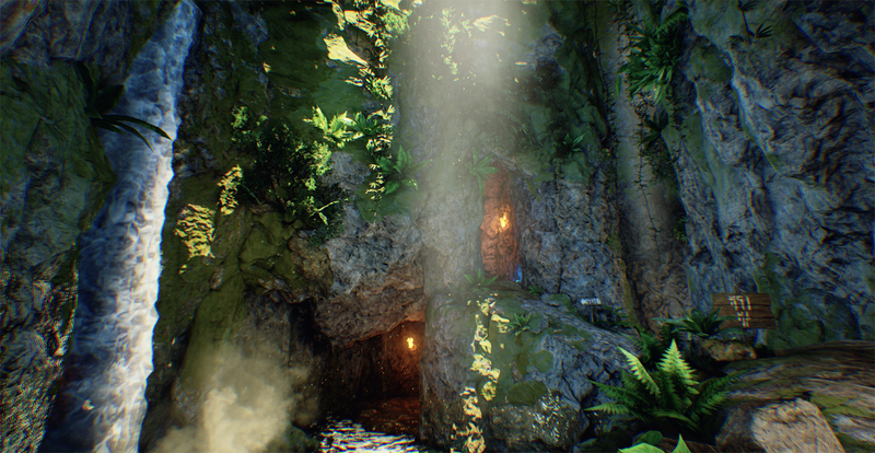 Illustration for article titled Ocarina of Time's Zora Cave Gets a Next-Gen Facelift